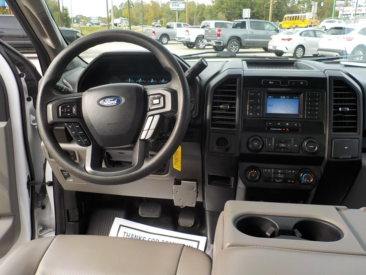 2019 White /Gray Ford F-150 (1FTEX1CB2KK) with an V-6 engine, Automatic transmission, located at 1617 W Church Street, Livingston, TX, 77351, (936) 327-3600, 30.710995, -94.951157 - Great work truck with a little pizazz!! Check out the wheels on this one! - Photo#12